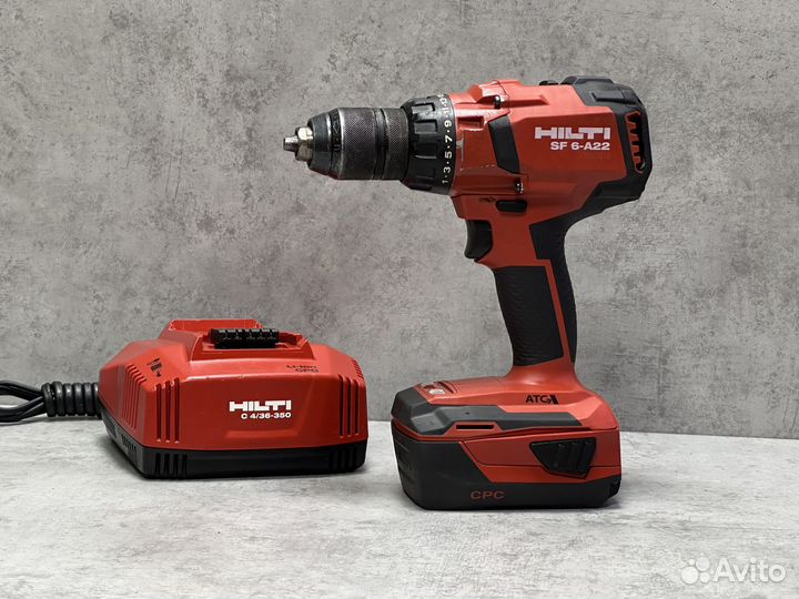 Аккумуляторная дрель-шуруповерт Hilti SF 6-A22