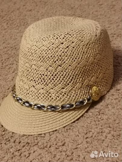 Соломенная кепка женская летняя