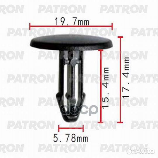 Клипса пластмассовая Acura, Honda применяемость