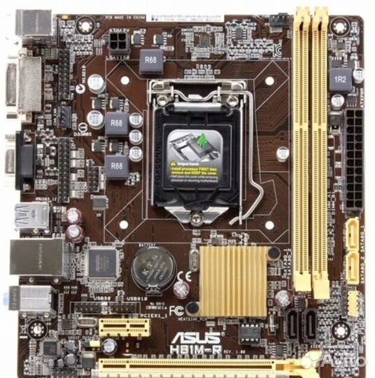 Комплект LGA 1150, мощный процессор сore I5, 16 гб