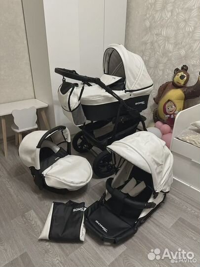 Коляска 3 в 1 Verdi sonic pro как новая