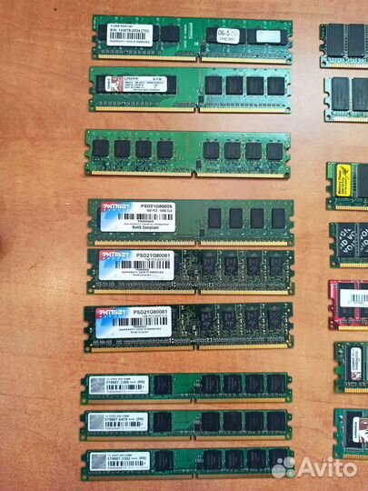 Память: Dimm Sdram, DDR, DDR2, DDR3