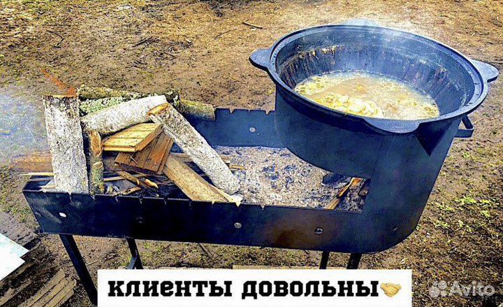 Мангал с печкой новый