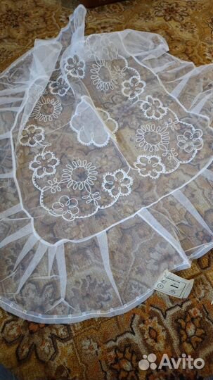 Накидка на подушку, тюль СССР