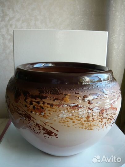 Гончарная керамика Горшок цветочный 12 литров