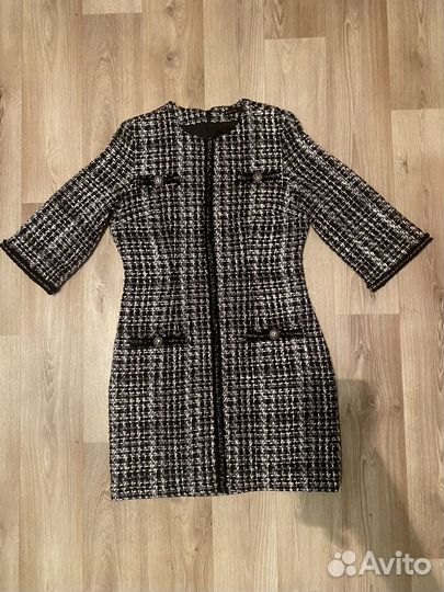 Платье твидовае
