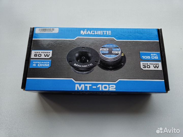 Динамики Machete MM-60 v2 и твитера Machete MT-102