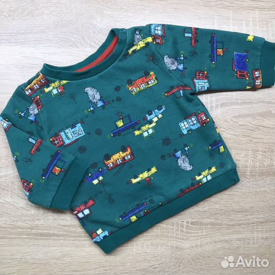 Свитшот, штанишки с начесом 74 р-р