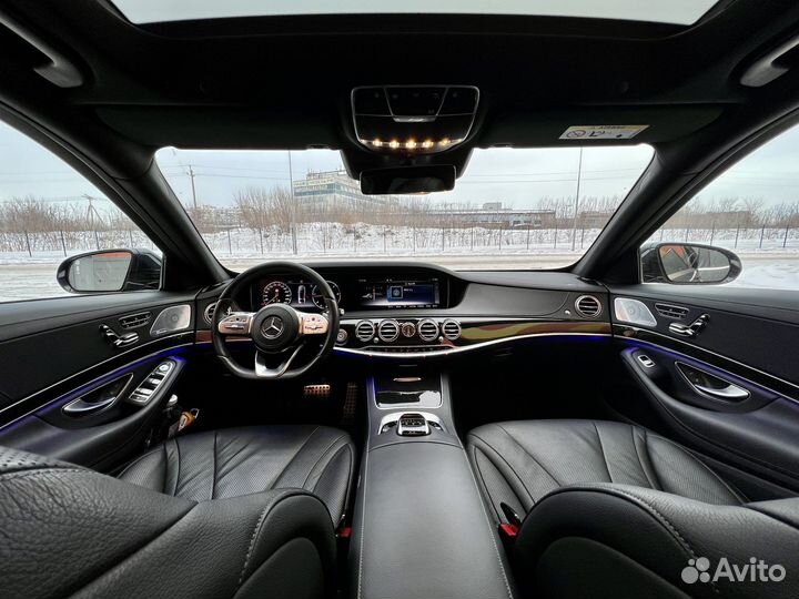 Аренда Mercedes-Benz S-class 2020 г.в. с водителем