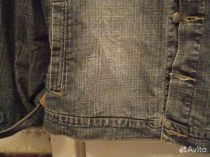 Джинсовая куртка мужская 48