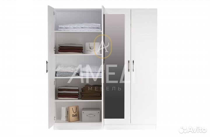 Шкаф распашной с зеркалом