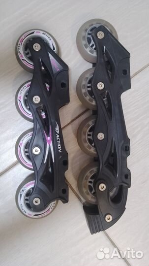 Коньки хоккейные раздвижные 2в1