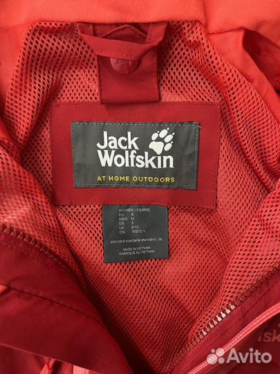 Jack wolfskin 3 in 1 texapore ветровка женская