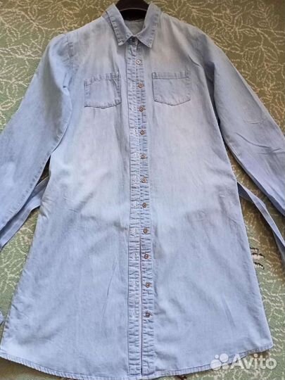 Джинсовый сарафан для беременных 42