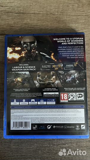 Игра на ps4 ps 5 atomic heart