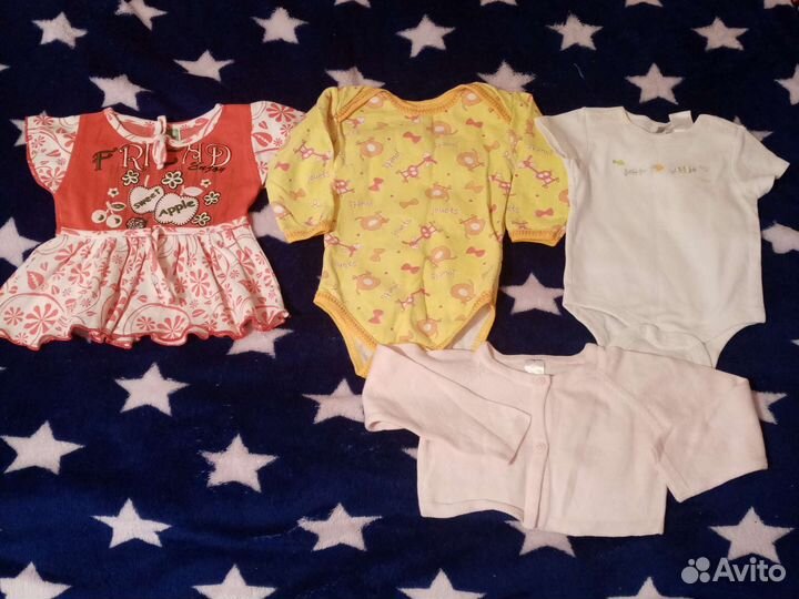 Огромный пакет вещей на девочку