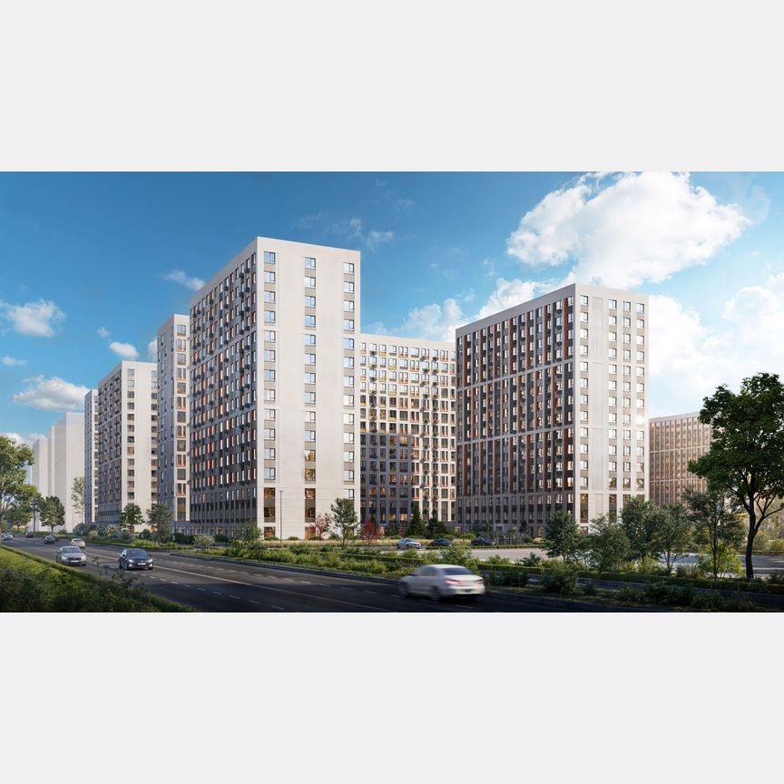 3-к. квартира, 71,1 м², 6/15 эт.