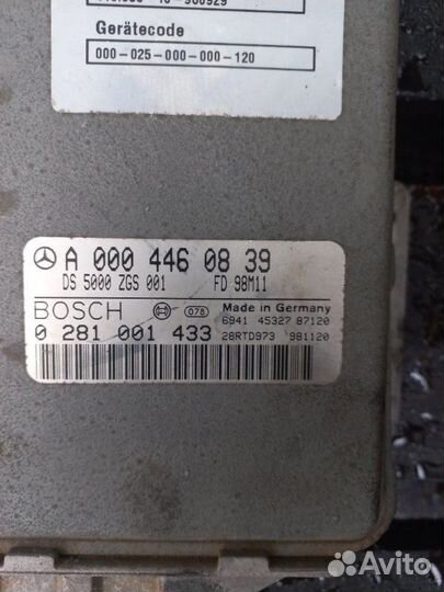 Блок управления двигателем Mercedes-Benz OM442LA