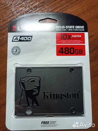 SSD 480 GB Kingston A400