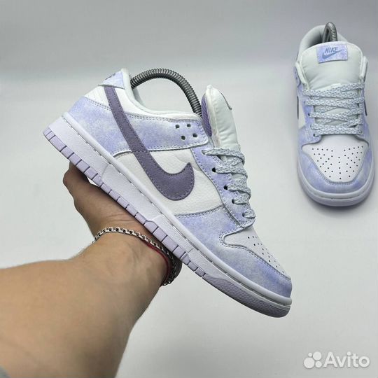 Кроссовки Nike dunk low фиолетовые