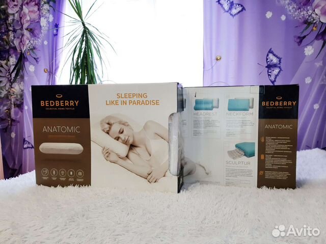 Подушка ортопедическая новая Аскона хедрэст