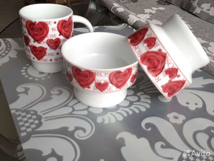 Кружки,Бокалы,Набор бокал с пиалами нов