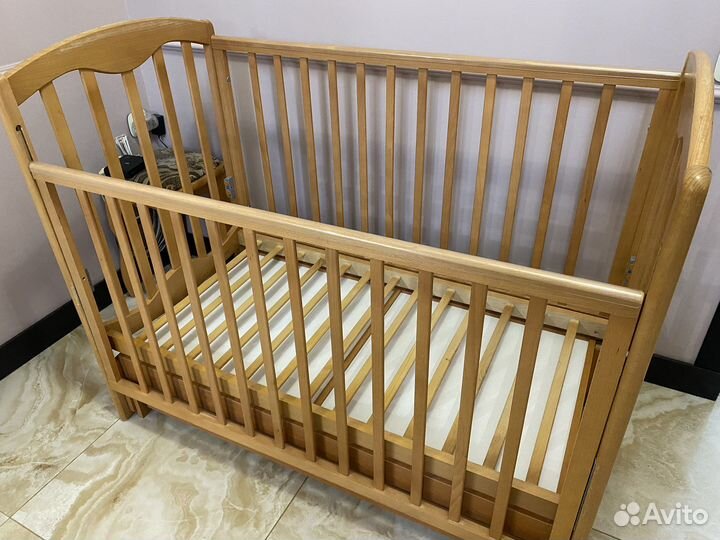 Детская кроватка Гандылян, массив бука