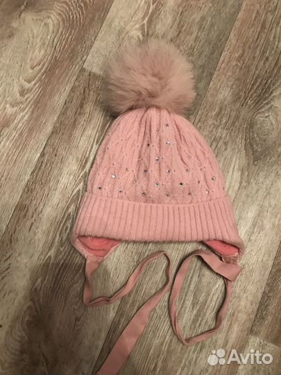 Шапка с шарфиком