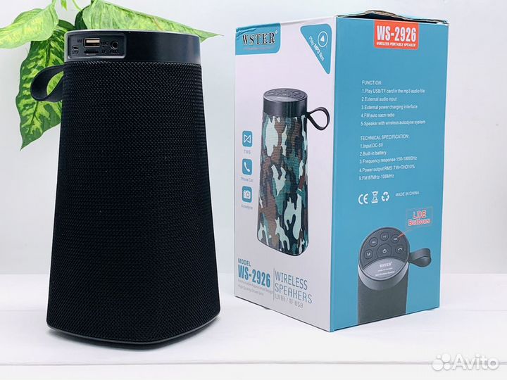 Портативная колонка bluetooth Wster WS-2926