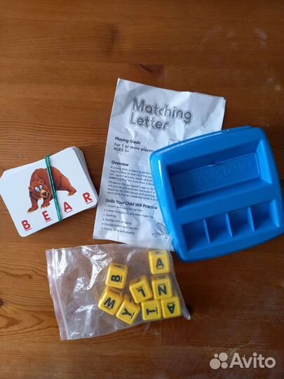 Игра для изучения англицских слов maching letter