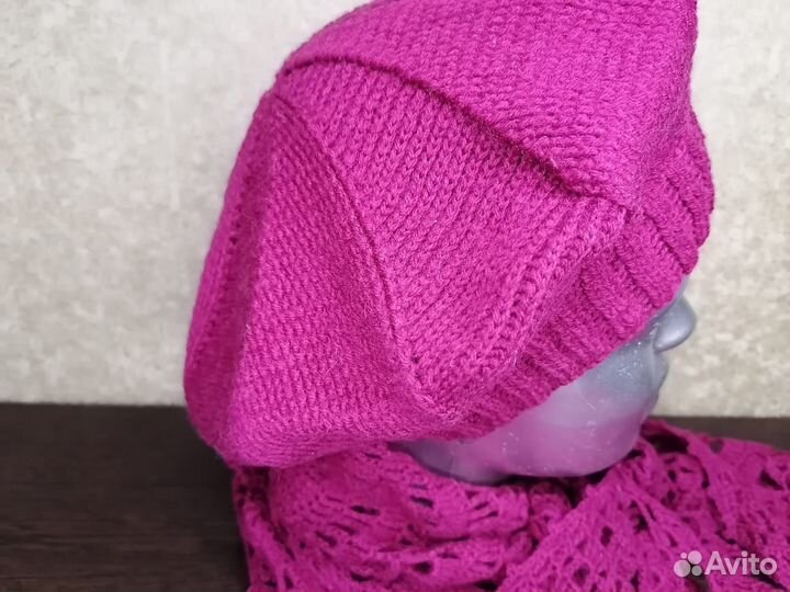 Берет и шарф комплект