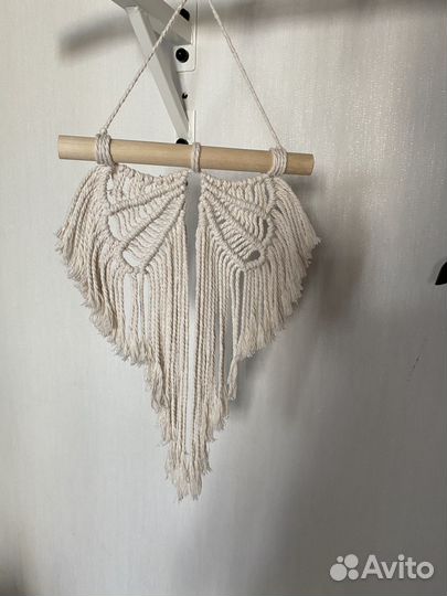 Макраме панно крылья
