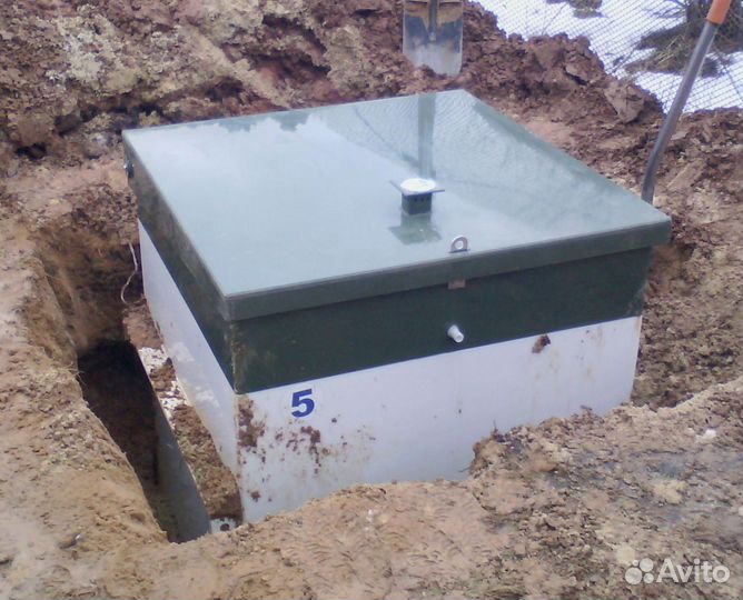 Септик с монтажом 8,1 куб.м
