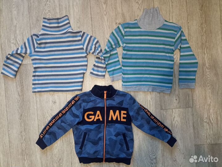 Детские вещи на мальчика пакетом 92-98