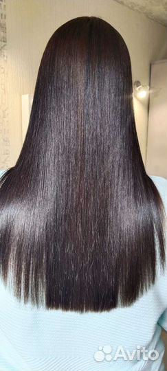 Кератиновое выпрямление волос