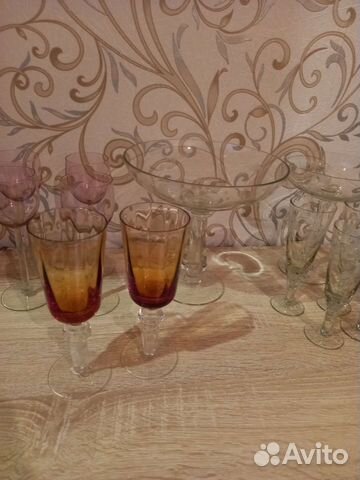 Фужеры, вазы на ножке СССР