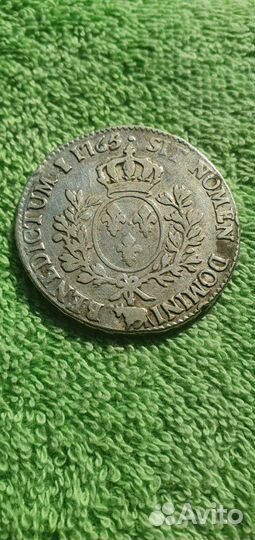 1 экю 1765 год, королевство Франция- пров. Беарн