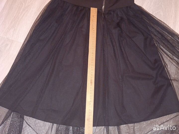 Черное готическое платье