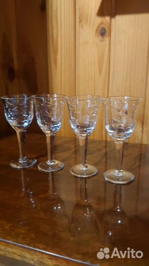Рюмки хрусталь 4 шт
