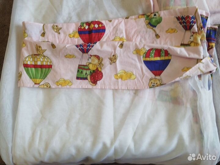 Бортики на кроватку и балдахин