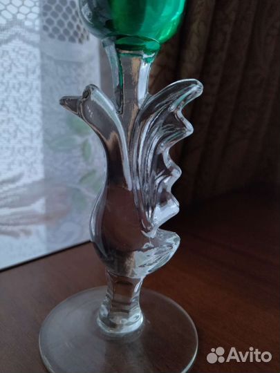 Хрустальные подсвечники 2 шт