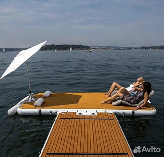 Надувная станция для отдыха, рыбалки, сап