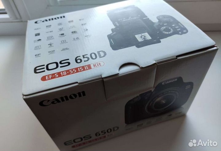 Зеркальный фотоаппарат canon eos 650d