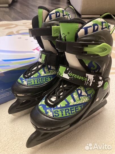 Коньки детские раздвижные 30 33