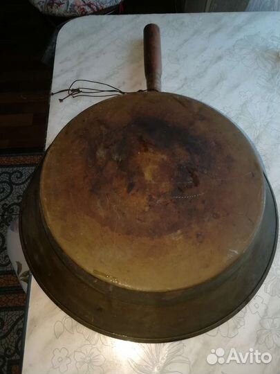 Латунный таз старинный