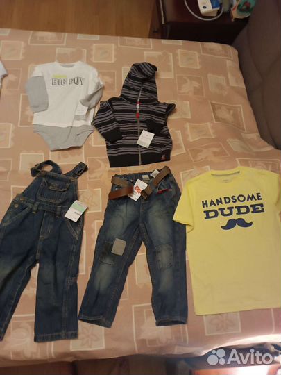 Новые вещи разных брендов для мальчика