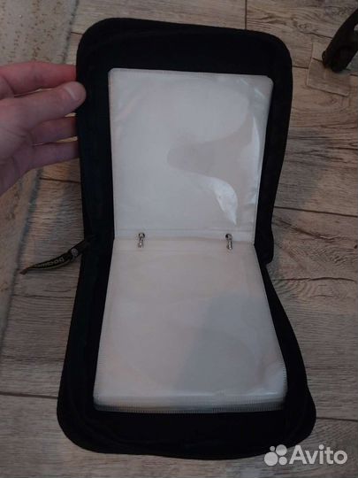 Кожаная сумка для хранения сд дисков в машине