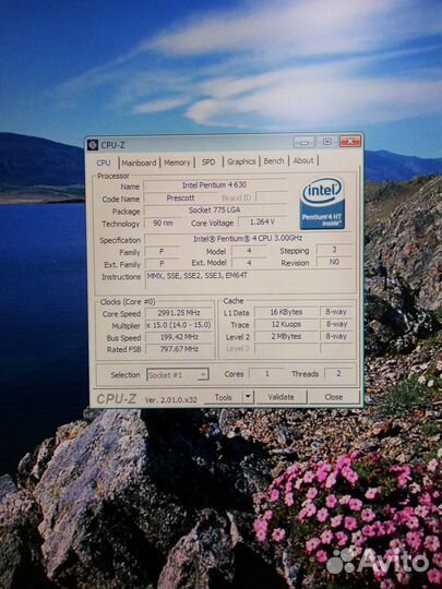 Процессор Intel Pentium 4 630 CPU 3.00GHz