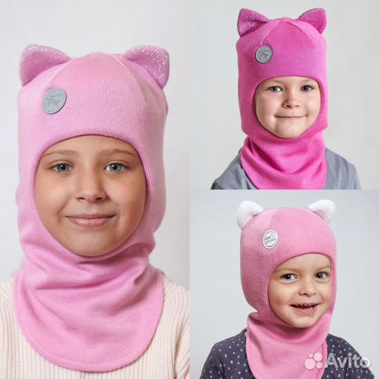 Шапка-шлем детская зима 24 Sokoke для девочек