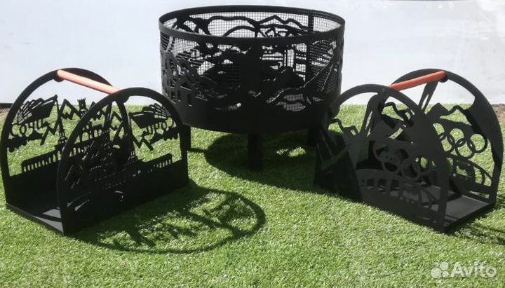 Дровница с индивидуальным дизайном